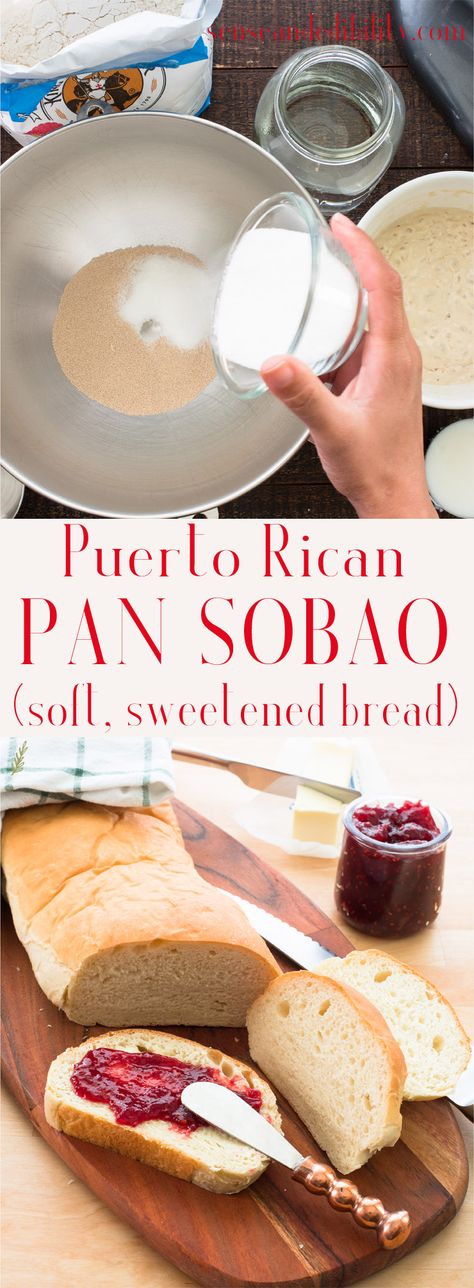 Spanish Sweet Bread, Puerto Rican Sweet Bread, Pan Sobao Puerto Rico Recipe, Pan Sobao Puerto Rico, Puerto Rican Bread, Dessert Bread Recipes, Puerto Rican Breakfast, Pan Sobao, Puerto Rico Food