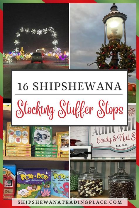 Discover 16 shops in Shipshewana, IN that will delight your Christmas Shopping Experience with a list customized for your next visit to Amish Country Indiana. This amazing trail of Shipshewana stores will be a great resource to your Christmas shopping list - for everyone in your life! These great finds, including experiences and unique gifts, will delight you this season while getting to spend the day in Shipshewana enjoying all there is to do while visiting Amish Country Indiana! Indiana Christmas, Shipshewana Indiana, Vintage Shop Display, Christmas Shopping List, Amish Culture, Indiana Travel, Brown County, Christmas Light Displays, Candied Nuts