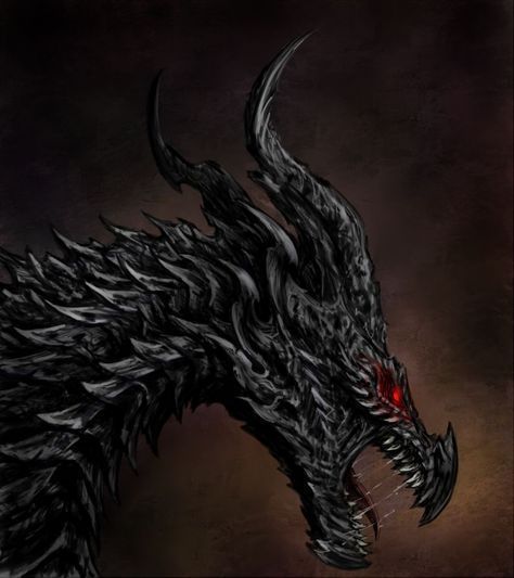 Alduin by RavenCorona on DeviantArt | Skyrim art, Skyrim dragon, Elder scrolls art Skyrim Aesthetic, Naga Snake, Skyrim Dragon, Skyrim Art, Elder Scrolls Art, Shadow Dragon, Elder Scrolls Skyrim, Animal Illustration Art, Elder Scrolls V Skyrim