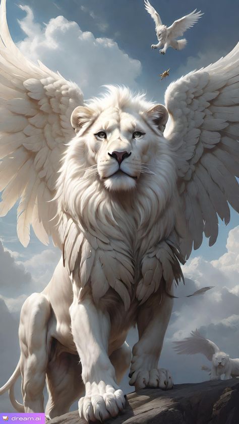 White Lion Images, Lion Angel, Lion Artwork, Mythical Creatures Fantasy, Lion Photography, Lions Photos, Astrology Leo, Lion Love, Lion Wallpaper