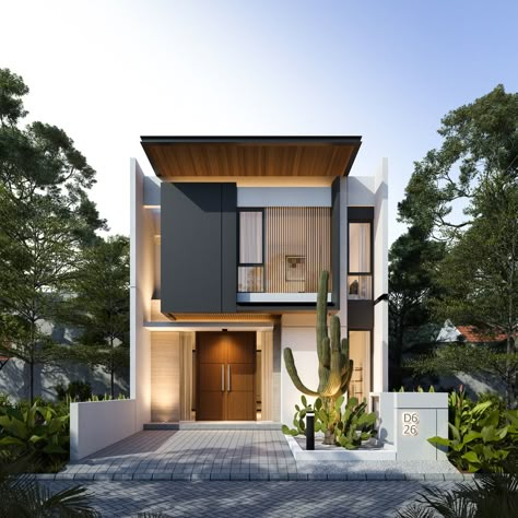 Home Designs Exterior, Modern Small House Design, Modern Exterior House Designs, Minimal House Design, Minimalist House Design, Entrepreneur Inspiration, Bungalow House Design, Home Modern, House Elevation