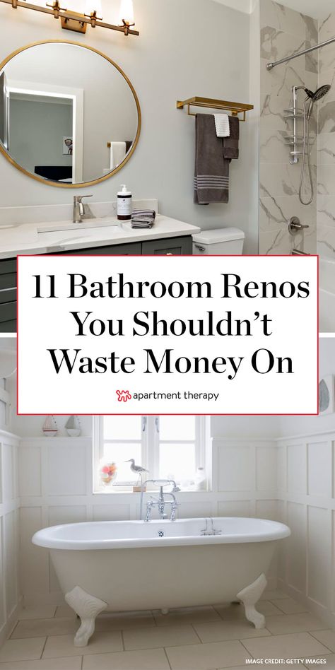 Small Bathroom Mirrors, Tub Remodel, Main Bathroom Ideas, Bathroom With Tub, Dollar Signs, Bathroom Projects, Full Bathroom Remodel, Rustic Bathroom Decor, Bathroom Tub