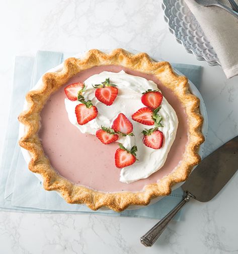 Pie Buah Aesthetic, Milk Pie, Baking Lessons, Strawberry Things, Pie Making, Strawberry Cream Pies, Paula Dean, Pies Recipes, Fruit Pies