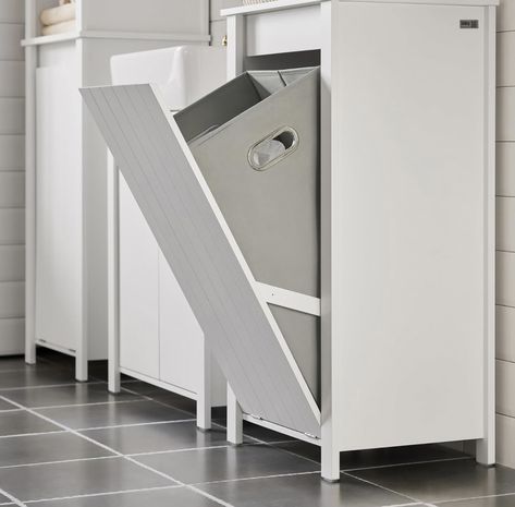 Bathroom Laundry Baskets, Laundry Cupboard, Laundry Cabinet, Bathroom Floor Storage Cabinet, Hidden Laundry, Freestanding Storage Cabinet, Bathroom Floor Storage, Laundry Cabinets, Freestanding Storage