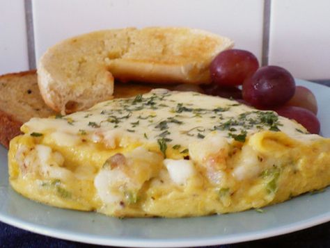 Make and share this LOBSTER OR CRAB OMELET recipe from Food.com. Crabmeat Omelet Recipe, Lobster Omelette Recipe, Seafood Omelette Recipe, Crab Omelette Recipe, Vegetarian Finger Food, Crab Sticks, Omlet Recipes, Omelette Recipe Easy, Crab Dishes