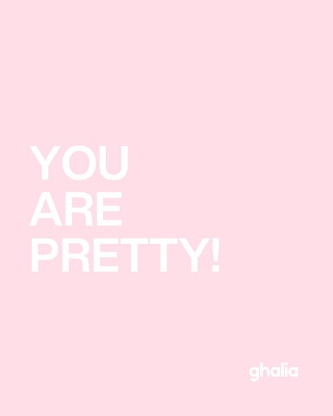 YOU ARE PRETTY. Did you miss us pretty girls? We’ve spent quite a while on establishing our new branding, and now we’re back! More announcements coming tomorrow! Stay tuned Pretty Girls! You are Pretty! #loveghalia #loveghaliacosmetics #loveghaliaperfume #loveghaliaph You Are Pretty, Miss Us, New Branding, Eat Pretty, Your Pretty, Winona Ryder, You're The Best, You're Beautiful, Beauty Routine