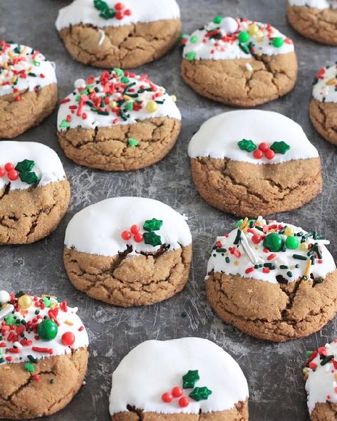 White Chocolate Dipped Ginger Cookies - Baking with Blondie Dipped Ginger Cookies, Baking With Blondie, Soft Ginger Cookies, Best White Chocolate, Best Holiday Cookies, Kids Baking, Christmas Preparation, Sprinkle Cookies, Cookies Christmas