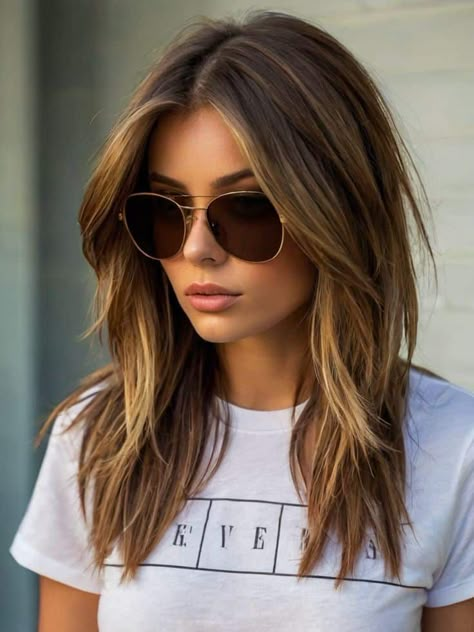 Rambut Brunette, Blonde Hair Transformations, Mom Hairstyles, Haircut And Color, Medium Hair Cuts, Long Hair Cuts, Medium Length Hair Cuts, Hair Transformation, Great Hair