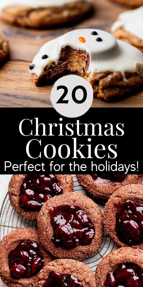 This is a collection of the top 20 Christmas cookie recipes. Recipes range from themed Christmas cookies to classic cookies to combination and gourmet cookies. Best Cookies Ever Christmas, Christmas Party Baked Goods, Boyfriend Cookies Recipe, Christmas Treats Not Cookies, Christmas Cookies Flavors, Food Network Christmas Cookies, 2024 Christmas Cookie Trends, Fancy Cookies Christmas, 2023 Christmas Cookie Trends