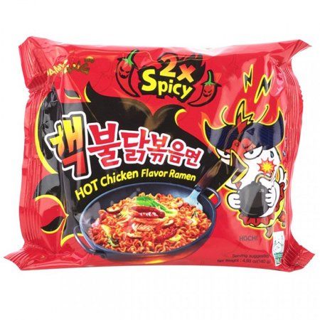 Spicy Chicken Ramen, Spicy Chicken Noodles, Spicy Ramen Noodles, Chicken Ramen Recipe, Spicy Korean Chicken, Hot Chicken Flavor Ramen, Hot Ramen, Spicy Noodle, Korean Noodles