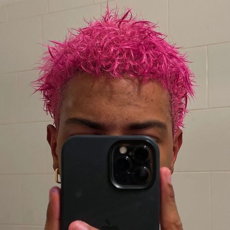 Man With Pink Hair, Bleached Hair Men, Boys Colored Hair, Dark Green Hair, Pink And Black Hair, Buzz Cut Hairstyles, Light Purple Hair, Dyed Hair Men, Best Hair Dye