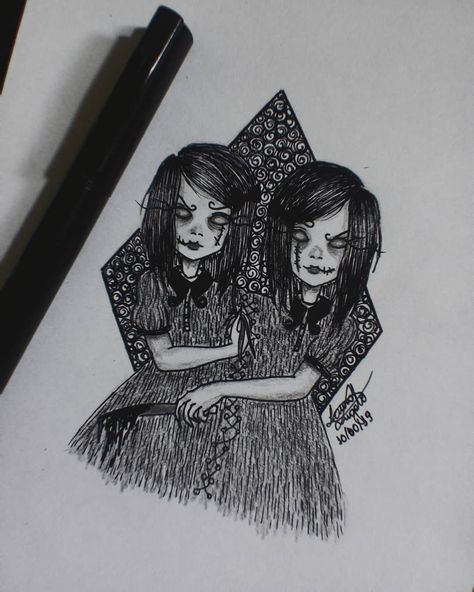 Evelyn Evelyn Twins, Evelyn Evelyn, Fran Bow, Inspiration Illustration, Character Inspiration, Twins, Humanoid Sketch, Pattern, Quick Saves