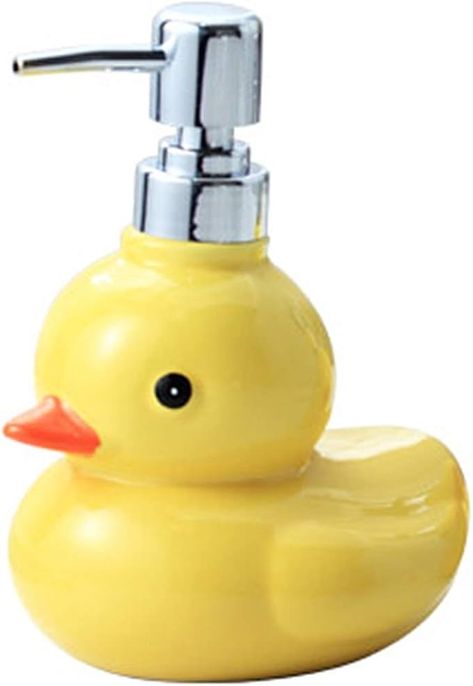 Amazon.com: 123Arts Ceramics Duck Soap Dispenser with Stainless Pump Soap Bottle or Lotion Bottle,Home Decoration (Duck, 15 oz) : Home & Kitchen Stainless Bottle, Soap Dispensers, Lotion Bottle, Accessories Holder, Lotion Dispenser, Cute Little Things, Pharmacy Gifts, Soap Dispenser, Home Decor Furniture