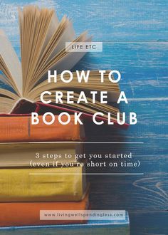 Book Club Poster, Book Club Ideas Hosting, Start A Book Club, Womens Book Club, Start A Book, Book Club List, Book Club Recommendations, Book Club Questions, Create A Book