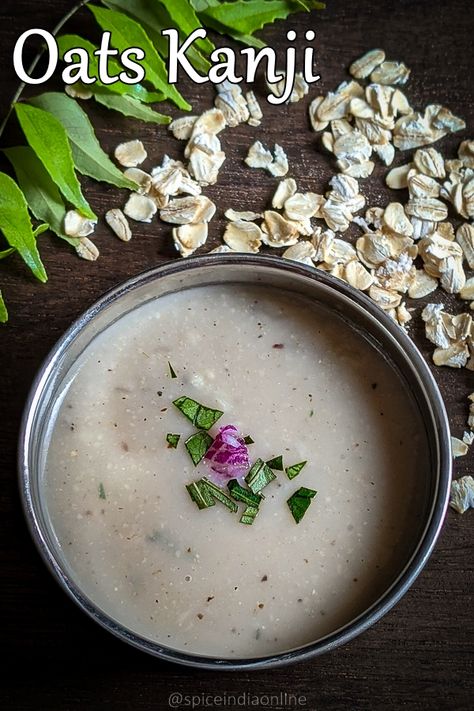 Oat Soup Recipes, Oat Soup, Savoury Overnight Oats Recipe, Oats Soup Recipes, Oats Savoury Recipes, Savoury Oats Recipes Breakfast, Savoury Oats Recipes, Savory Oats Recipes Vegan, Oats Indian Recipes