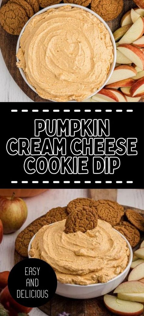 Since pumpkin flavor is so delicious and can be whipped up in just a few minutes, this pumpkin dip makes a regular appearance during the fall months. This rich and creamy pumpkin cream cheese dip is the perfect fall treat. The pumpkin dip recipe is super easy to whip up since it only requires 5 ingredients! Make this sweet pumpkin dip dessert or even an appetizer. Cream Cheese Graham Cracker Dip, Pumpkin Cream Cheese Fluff, Pumpkin And Cream Cheese Desserts, Animal Cracker Dip Cream Cheese, Cream Cheese Dip Ideas, Cream Cheese Pumpkin Dip, Graham Cracker Dip Cream Cheese, Cream Cheese Dip Dessert, Dip For Ginger Snaps