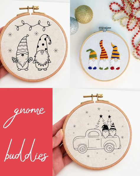 Embroidery Gnome Patterns, Christmas Gnome Embroidery Patterns, Free Printable Embroidery Designs, Gnome Embroidery Patterns Free, Christmas Gnome Embroidery, Holiday Embroidery Patterns Free, Christmas Embroidery Patterns Free Xmas, Christmas Tree Embroidery Patterns Free, Free Christmas Embroidery Designs