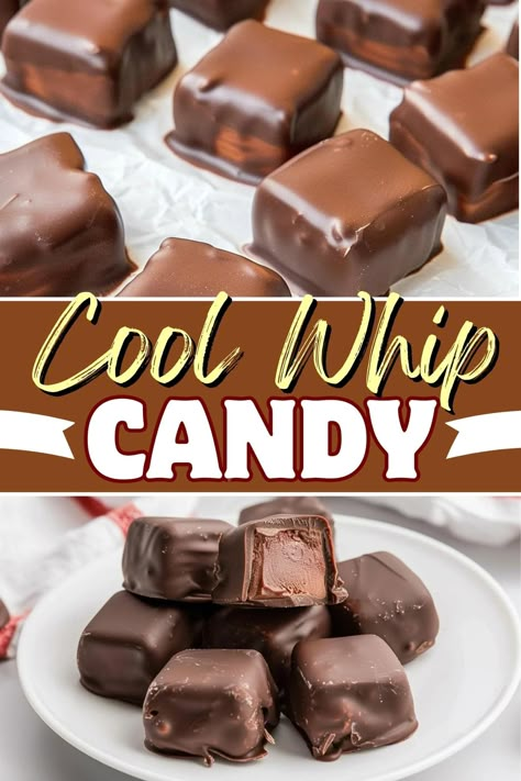 This Cool Whip candy is a tasty 3 Musketeers copycat! With only 3 ingredients, you can recreate the classic right at home. 3 Ingredient Cool Whip Candy, Canned Raspberry Recipes, Cool Whip Candy 3 Musketeers, Homemade Butterscotch Candy, Homemade Candy Bar Recipes, Molded Chocolate Candy, Best Candy Recipes, Home Made Candies, Easy Cool Whip Candy