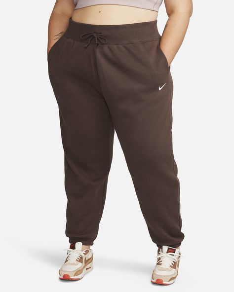 Nike Sportswear Phoenix Fleece Women's High-Waisted Oversized Sweatpants (Plus Size). Nike.com Nike Sportswear Phoenix Fleece, Oversized Sweatpants, Nike Sportswear Women, Luxury Loungewear, Nike Sweats, Loungewear Luxury, Cozy Vibes, High Rise Pants, Fleece Joggers