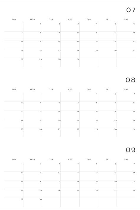 simple black and white 3 month calendars 2024 free printables Calendars Aesthetic, Wall Calendar Diy, Diy Calendar Wall, Pink Monthly Planner, 3 Month Calendar, Calendar Free Printable, Monthly Printable, Undated Monthly Planner, Happy Planner Layout