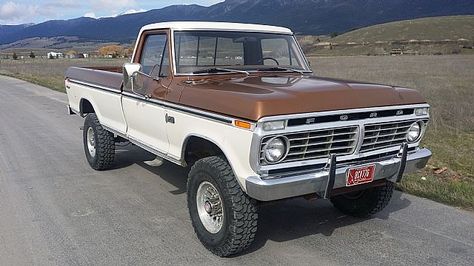 1973 Ford F250 4x4 highboy For Sale Eureka, Montana 1973 Ford F250 Highboy, Eureka Montana, Dentside Ford, Ford 1979, Montana Brown, Ford Highboy, Baja Trucks, Tonka Trucks, Pickup Car