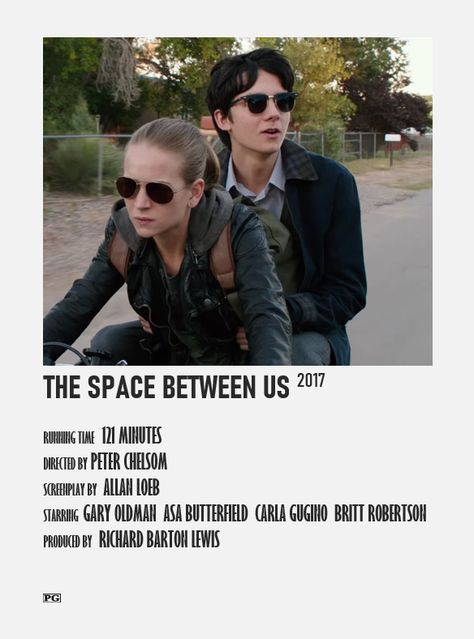 The Space Between Us, Space Between Us, Britt Robertson, Asa Butterfield, Carla Gugino, Gary Oldman, Alternative Movie Posters, Between Us, The Space