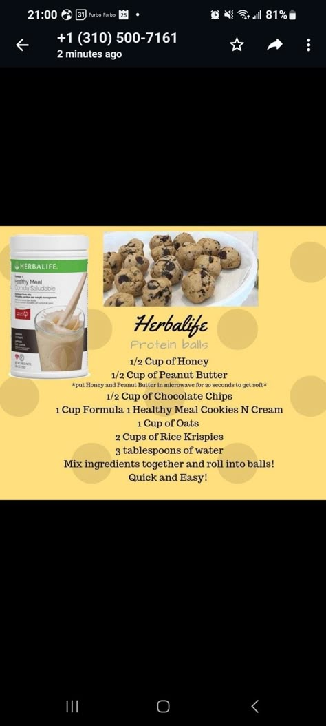 Herbalife Strawberry Cheesecake Protein Balls, Herbalife Treat Recipes, Herbalife Overnight Oats Recipe, Herbalife Protein Bowls, Herbalife Oatmeal Recipes, Herbal Life Protein Balls Recipes, Herbalife Cake Pops Recipe, Herbalife Protein Balls Recipes, Herbalife Snack Ideas