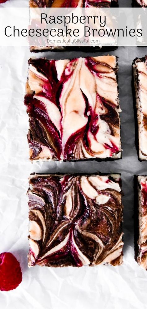 Raspberry Cheesecake Brownies, Dessert For Summer, Valentines Recipes Desserts, Cheesecake Brownie, Raspberry Brownies, Raspberry Desserts, Valentines Baking, Brownie Desserts, Valentine Desserts