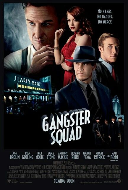 Gangster Squad movie poster #movieposter #scifi #MovieReview #movietwit #movieposters #adventure #scififantasy #artwork #action #drama #horror Mickey Cohen, Gangster Squad, After Earth, Gangster Movies, Райан Гослинг, Septième Art, Sean Penn, I Love Cinema, Tv Series Online