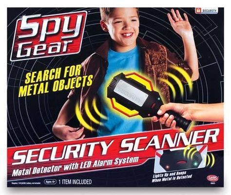 Wild Planet Spy Gear Security Scanner Metal Detector Spy Gear For Kids, Anime Bodies, Spy Kit, Gymnastics Room, Avengers Theme, Spy Girl, Kids Gadgets, Spy Gear, Nerf Party