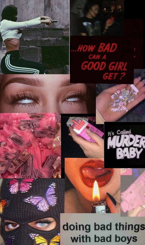 Bad Girl Wallpaper, Good Girl, Girl Wallpaper, Bad Girl, Wallpapers, Collage, Iphone