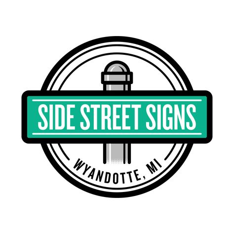 Street Sign Logo, Logo Business Cards, Vinyl Shop, Sign Logo, Street Sign, Logo Business, Social Media Banner, Street Signs, Instagram Icons