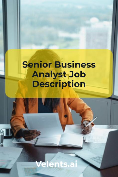 Senior Business Analyst Job Description template includes a detailed overview of the key requirements, duties, responsibilities, and skills for this role. It's optimized for posting on online job boards or careers pages and easy to customize this template for your company. Marketing Metrics, Job Description Template, Leadership Abilities, Chief Marketing Officer, Internal Communications, Marketing Budget, Business Analysis, Business Systems, Business Analyst