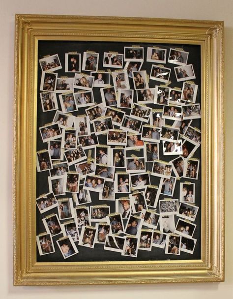 Instax Collage Ideas, Photo Collage Ideas Framed, Display Polaroids, Polaroid Board, Polaroid Pictures Display, Instax Mini Ideas, Diy Polaroid, Polaroid Display, Book Pic