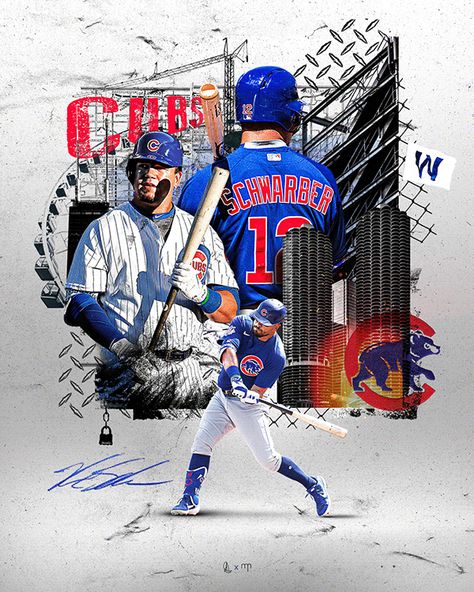 Chicago Cubs 2020 on Behance Baseball Sports Graphics, Baseball Poster Design, Basketball Team Pictures, Baseball Graphics, Sports Branding, Baseball Wallpaper, Sports Design Ideas, Astros Baseball, Sports Posters