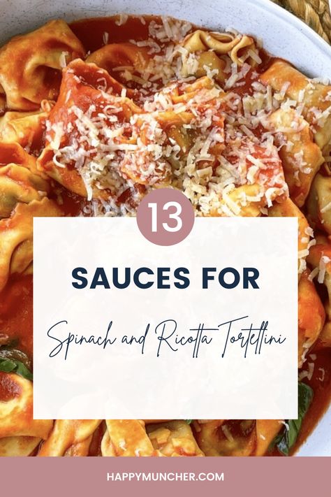 Ricotta Spinach Ravioli Sauces, Sauce For Spinach Tortellini, Spinach Tortellini Sauce, Spinach And Ricotta Agnolotti Sauce, Spinach Feta Ravioli, Sauce For Spinach Ricotta Ravioli, Spinach Ricotta Ravioli Recipe, Spinach And Ricotta Ravioli Recipes, Ravioli Sauce Recipe Easy