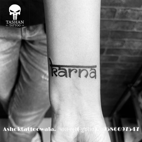 TashanTattoo
AshokTattooWala
S.4.5,Tirupati plaza
Opp. New bus stand
Near gd modi collage
Palanpur (gujrat)
9586697547
9687533310 Karna Tattoos, Karan Tattoo, Name Tattoo Design, Tattoo Design Name, Alien Tattoo, Name Tattoo Designs, Tattoo Design Book, Design Name, Name Tattoo