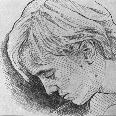 Draco Sketch, Draco Malfoy Sketch, Malfoy Drawing, Draco Malfoy Drawing, Draco Malfoy, Girl Drawing, Close Up, Harry Potter, Art Inspiration