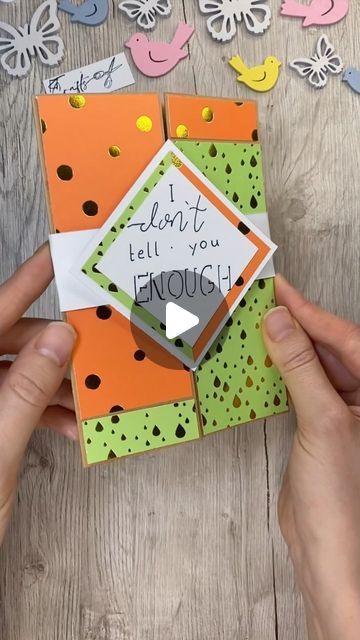 Katharina Tarta Crafts on Instagram: "🌸 I get a lot of comments from people saying that they could never do pop up cards, they are to difficult to make.
To which I always say: 
 🍑 Anyone can make anything! It’s like with everything: Practice makes perfect!

🍑 You don’t have to start with the most elaborate and difficult cards. Sometimes simple cards have the biggest impact 😊

And I think this quick and easy DIY pop up card idea is just the perfect proof for that 😊

Anyway, I really hope you like this card idea too ✌️

#cardmaking #popupcards #craftinspiration #kidscrafts" Funny Pop Up Cards, From And To Cards, Pop Up Get Well Cards Diy, Pop Up Birthday Cards Diy How To Make, Thank You Diy Cards Handmade, Foldable Cards Diy, Pop Cards Diy, Diy Birthday Card For Daughter, Easy Pop Up Cards For Kids