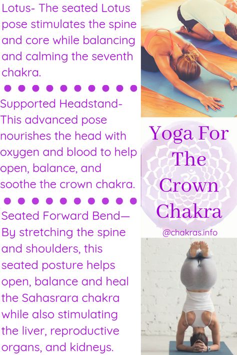 Yoga For Crown Chakra, Chakra Poses, Crown Chakra Yoga Flow, How To Open Crown Chakra, Healing Yoga Poses, How To Balance Your Crown Chakra, Crown Chakra Yoga, Chakra Knowledge, Blocked Crown Chakra