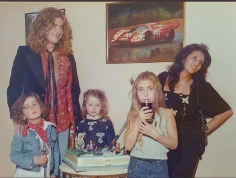 Karac Plant, Robert Plant, Scarlet Page, Carmen Plant and Maureen Wilson