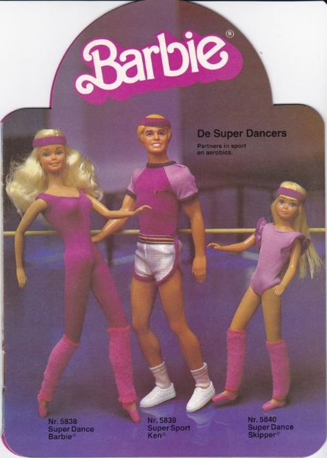 Skipper Roberts, 80s Couple, Workout Barbie, Vintage Toys 1960s, 80s Workout, Barbie 1990, Barbie 80s, Barbie Costume, Barbie Ken