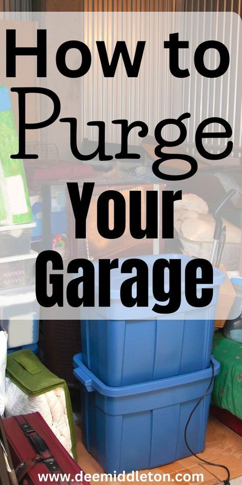 Declutter Garage, Decluttering Checklist, Organization Ideas For The Home, Garage Storage Inspiration, Decluttering Hacks, Garage Organization Tips, Minimalism Home, Clean Garage, Decluttering Ideas