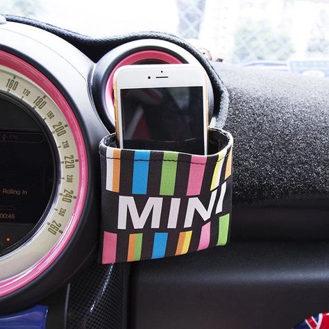 Mini Cooper Countryman Accessories, Mini Countryman Accessories, Mini Cooper Steering Wheel, Mini Cooper Tuning, Mini Cooper Accessories, Rainbow Car, Mini Cooper Clubman, Sunglasses Pouch, Mini Cooper Countryman