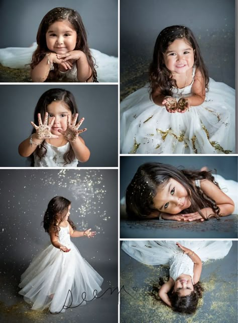 5 Year Picture Ideas, Glitter Shoot Photography, Glitter Minis Photography, Princess Toddler Photoshoot, Glitter Session Photography, Princess Birthday Photo Shoot, Fifth Birthday Photo Shoot, Glitter Mini Session, Princess Theme Photoshoot