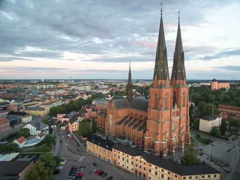 Uppsala in Sweden - a vibrant university town | Visit Sweden Sweden Cities, Uppsala Sweden, Uppsala University, Public Playground, Visit Sweden, Viking Life, Net Zero, Place To Live, Place To Visit