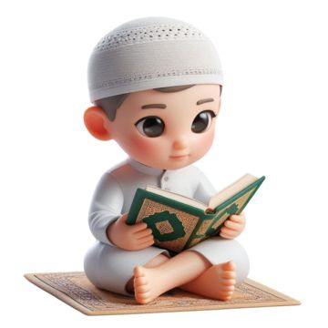 Muslim Kids Cartoon, Islamic Cartoon Art, Quran Illustration, Muslim Praying, Muslim Illustration, Ramadan Illustration, Islamic Png, Islam Prayer, Reading Quran