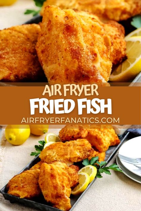 Air Fryer Fish And Chips Recipes, Breaded Fish Recipes Air Fryer, Fish Fry In Air Fryer, Battered Air Fryer Fish, Fried Whiting Fish Recipes Air Fryer, Fish Batter Recipe Air Fryer, Fish Cooked In Air Fryer, Air Fry Breaded Fish, Fried Catfish Air Fryer Recipes