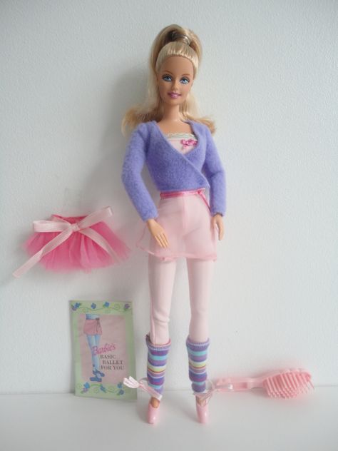 Barbie Ballet Lessons Blond BD1999 #26774 2000s Barbie Dolls, Ballet Barbie, Barbie Ballerina, 2000s Barbie, Barbie Halloween Costume, Barbie 1990, Ballet Lessons, Ballerina Barbie, Barbie Vibes