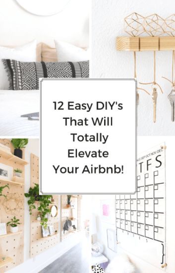 12 Easy DIY's That Will Totally Elevate Your Airbnb! - Mamma Mode  #airbnb #homeaway #vrbo #vacationrental #incomeproperty Easy Home Improvement Projects, Easy Home Improvement, Airbnb House, Airbnb Design, Home Improvement Loans, Airbnb Rentals, Rental Decorating, Airbnb Host, Contemporary Home Decor